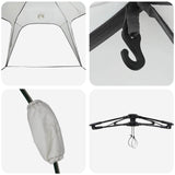 Tenda istantanea per 4 persone con rilascio rapido Grigio