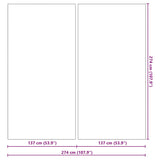 Telo per Fondo Piscina Grigio chiaro 274 x 274 cm