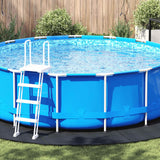 Telo per Fondo Piscina Nero  458 cm Tessuto Non Tessuto