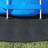 Telo per Fondo Piscina Nero  396 cm Geotessile in Poliestere