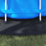 Telo per Fondo Piscina Nero  550 cm Geotessile in Poliestere