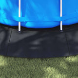 Telo per Fondo Piscina Nero  610 cm Geotessile in Poliestere