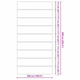 Telo per Fondo Piscina Altro Nero 999 x 500 cm