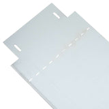 Bordure per prato 5 pcs Argento 100 x 25 x 0.07 cm