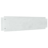 Bordure per prato 10 pcs Argento 100 x 25 x 0.07 cm