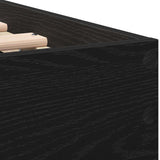Struttura del letto Rovere Nero 193 x 95 x 88 cm