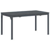 Set da Pranzo per Giardino 7 pcs Antracite polyrattan