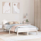 Struttura del letto Bianco 120 x 190 cm Pino massello