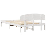 Struttura del letto Bianco 120 x 190 cm Pino massello