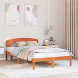 Struttura del letto Marrone cerato 120 x 190 cm Pino massello