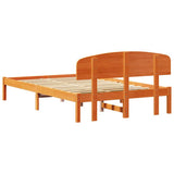 Struttura del letto Marrone cerato 120 x 190 cm Pino massello