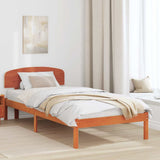 Struttura del letto Marrone cerato 90 x 190 cm Pino massello