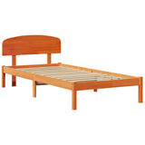 Struttura del letto Marrone cerato 90 x 190 cm Pino massello