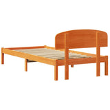 Struttura del letto Marrone cerato 90 x 190 cm Pino massello
