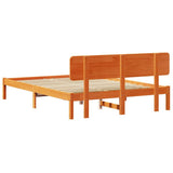 Struttura del letto Marrone cerato 200 x 200 cm Pino massello