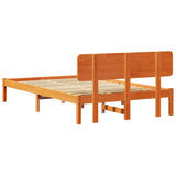 Struttura del letto Marrone cerato 140 x 190 cm Pino massello