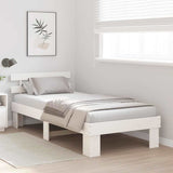 Struttura del letto Bianco 80 x 200 cm Pino massello