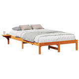 Struttura del letto Marrone cerato 140 x 190 cm Pino massello