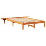 Struttura del letto Marrone cerato 140 x 190 cm Pino massello