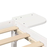 Struttura del letto Bianco 90 x 200 cm Pino massello