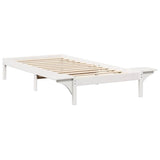 Struttura del letto Bianco 90 x 200 cm Pino massello