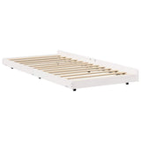 Struttura del letto Bianco 75 x 190 cm Pino massello