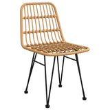Set da Pranzo per Giardino 9 pcs Marrone