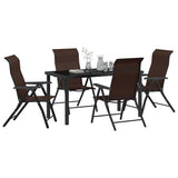 Set da Pranzo per Giardino 5 pcs Marrone