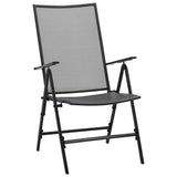 Set da Pranzo per Giardino 7 pcs Antracite