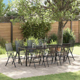 Set da Pranzo per Giardino 9 pcs Antracite