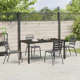 Set da Pranzo per Giardino 5 pcs Antracite