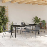 Set da Pranzo per Giardino 7 pcs Antracite