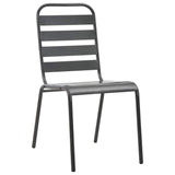 Set da Pranzo per Giardino 7 pcs Antracite