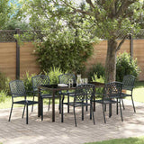 Set da Pranzo per Giardino 7 pcs Antracite