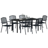 Set da Pranzo per Giardino 7 pcs Antracite