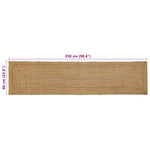 Tappeto Beige 60 x 250 cm Juta