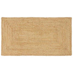 Tappeto Beige 80 x 150 cm Juta