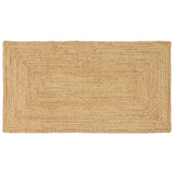 Tappeto Beige 80 x 150 cm Juta