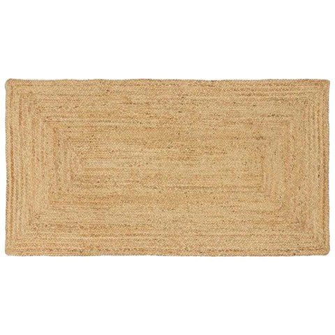 Tappeto Beige 80 x 200 cm Juta