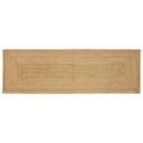 Tappeto Beige 80 x 300 cm Juta