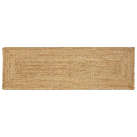 Tappeto Beige 80 x 300 cm Juta