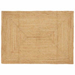 Tappeto Beige 140 x 200 cm Juta