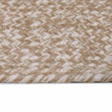 Tappeto Naturale e bianco 240 x 340 cm Juta