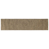 Tappeti per area Naturale e Nero 60 x 250 cm Juta