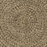 Tappeti per area Naturale e Nero 60 x 250 cm Juta