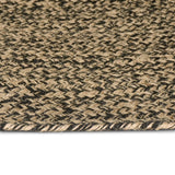 Tappeti per area Naturale e Nero 140 x 200 cm Juta