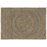 Tappeti per area Naturale e Nero 140 x 200 cm Juta