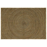 Tappeto Naturale e Nero 200 x 290 cm Juta