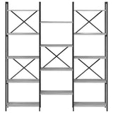 Libreria Grigio sonoma 156 x 25 x 167.5 cm Legno truciolato