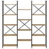 Libreria rovere artigianale 156 x 25 x 167.5 cm